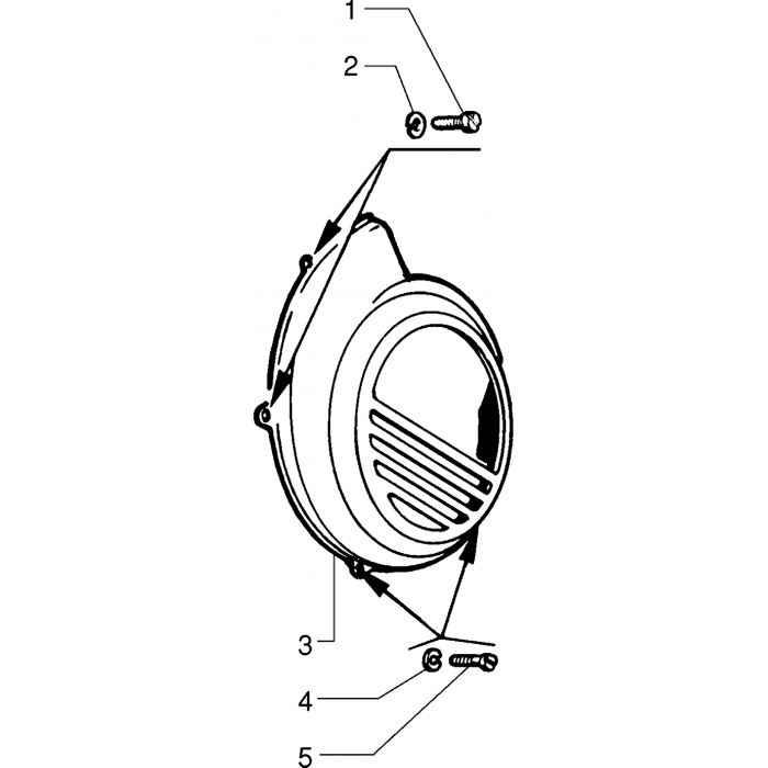 Ventilatorhuis - motorbeschermer