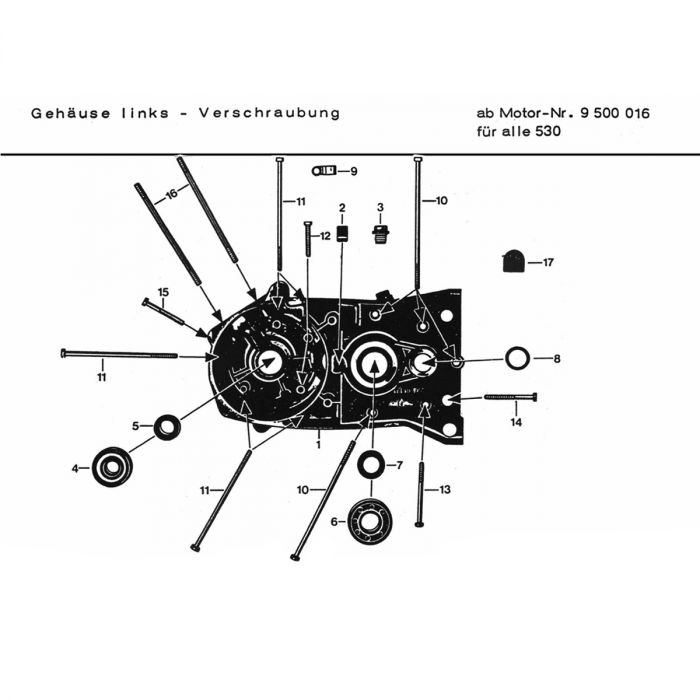 Carterdeel linkerzijde KS50 530