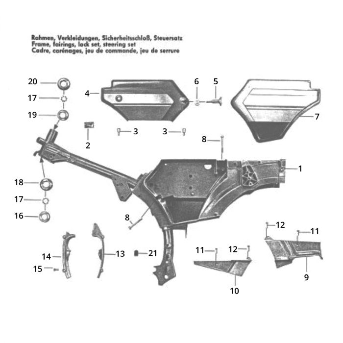 Frame zundapp