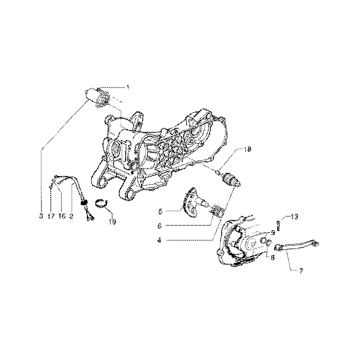 Startmotor kickstarter