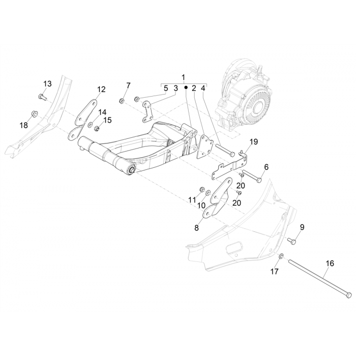 Motorophanging
