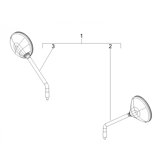 Achteruitkijkspiegel(s)