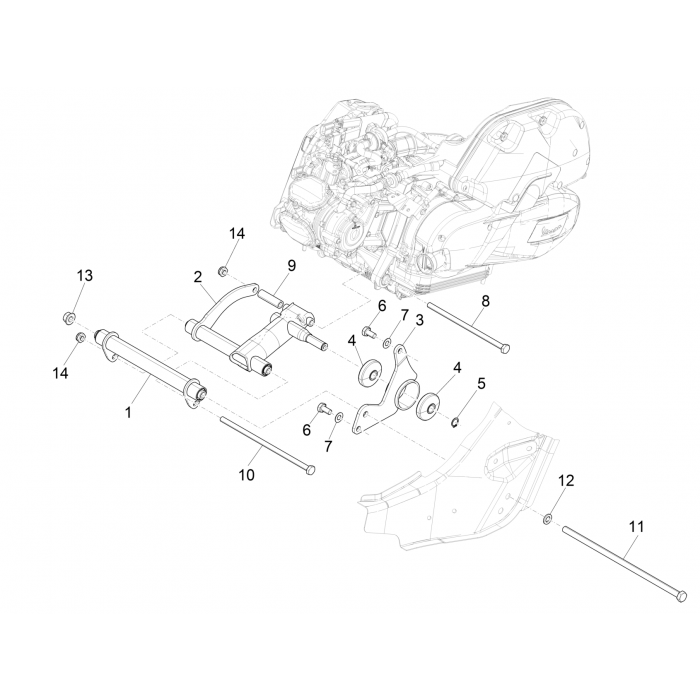 Motorophanging