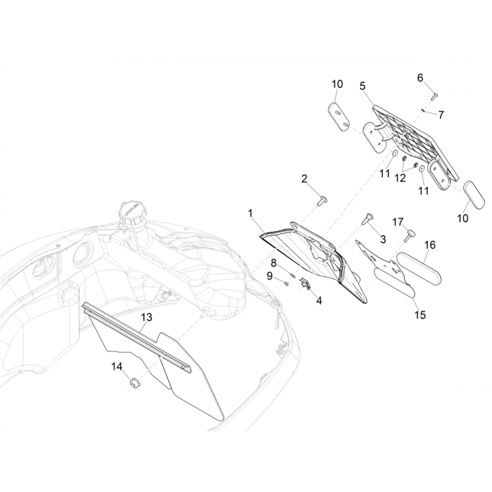 Achterspatbord-Spatlappen