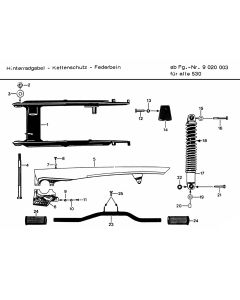 Achterbrug Zundapp 530 9020003