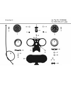 Cockpit Zundapp 530 010 011 500