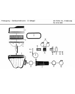 Luchtfilter Zundapp 530 9500016