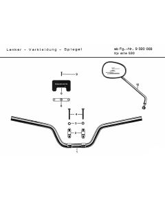 Stuur Zundapp 530