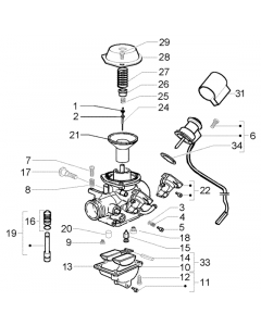 Carburateur (Walbro-Keihin)