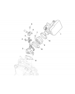 Gasklephuis - Injector - Inlaatspruitstuk