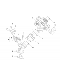 Gasklephuis - Injector - Inlaatspruitstuk
