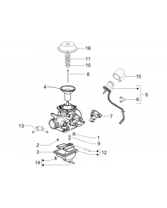 Onderdelen carburateur