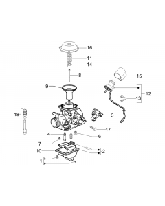 Onderdelen carburateur