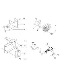 Spanningsregelaar - Elektronische regeleenheid - Bobine